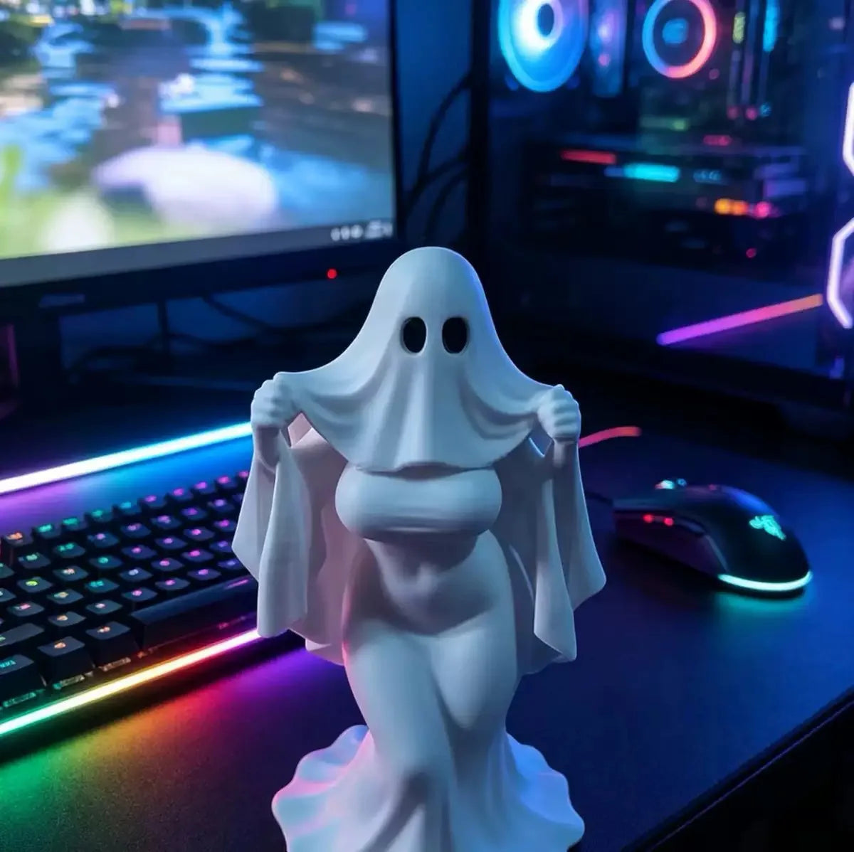 Halloween Ghost Lady Decorative Figurine - 5