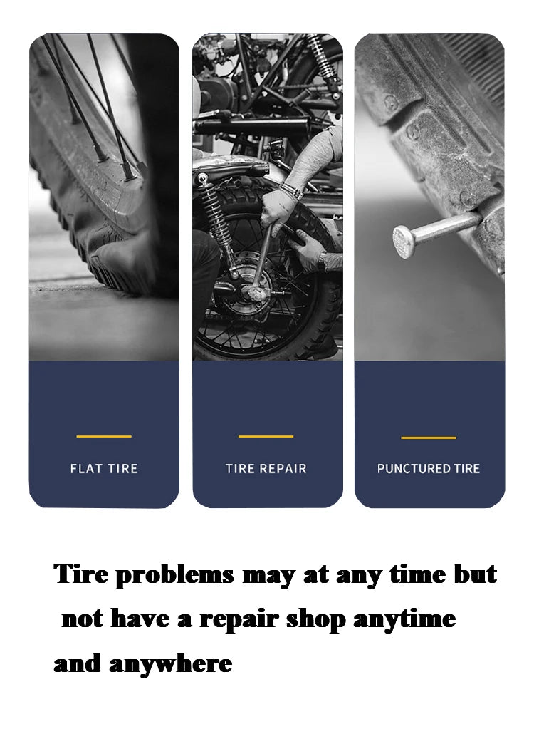 Self-Sealing Emergency Tire Repair Rubber Nails