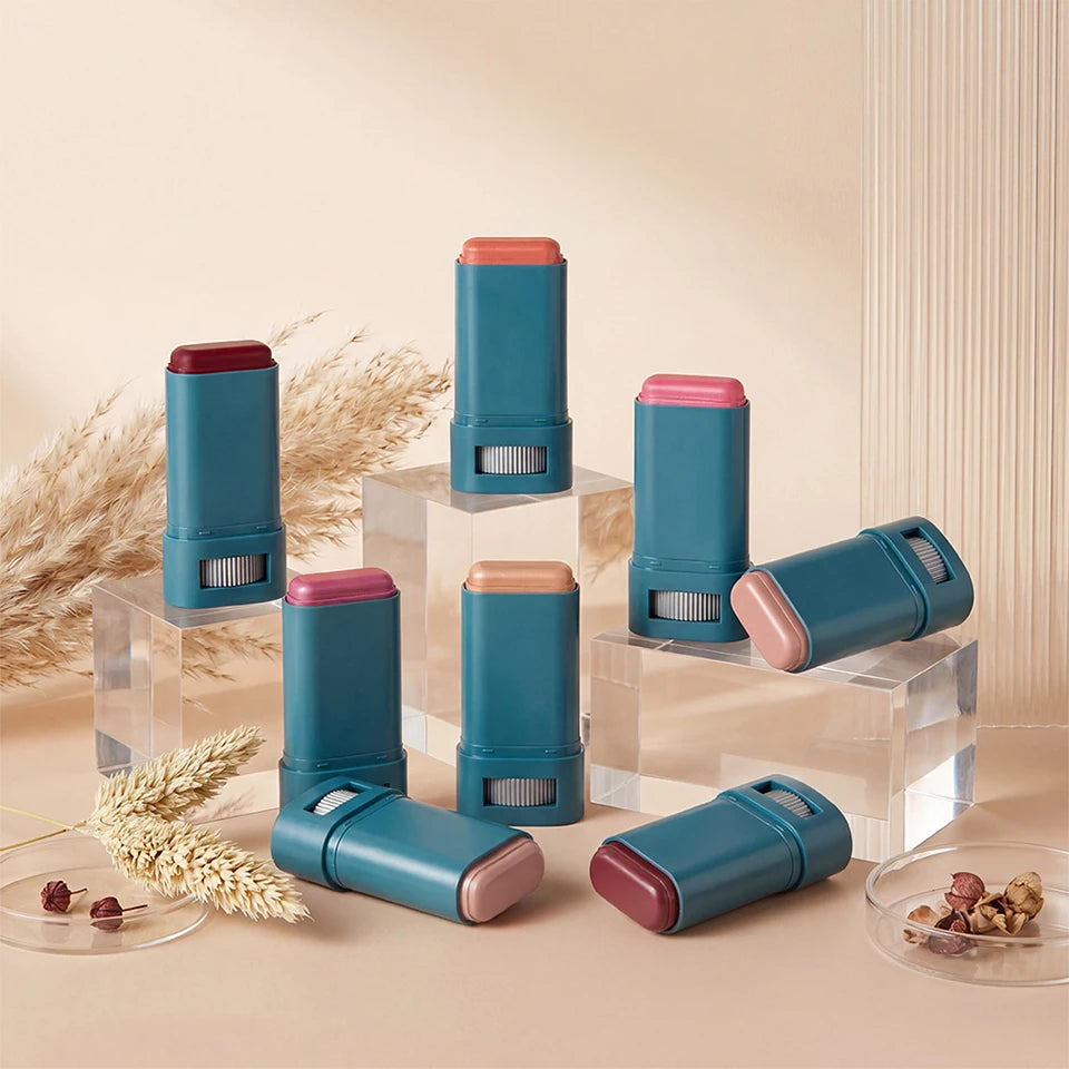 Color Correcting CC Cream and Sunscreen Blush Stick Set - 32