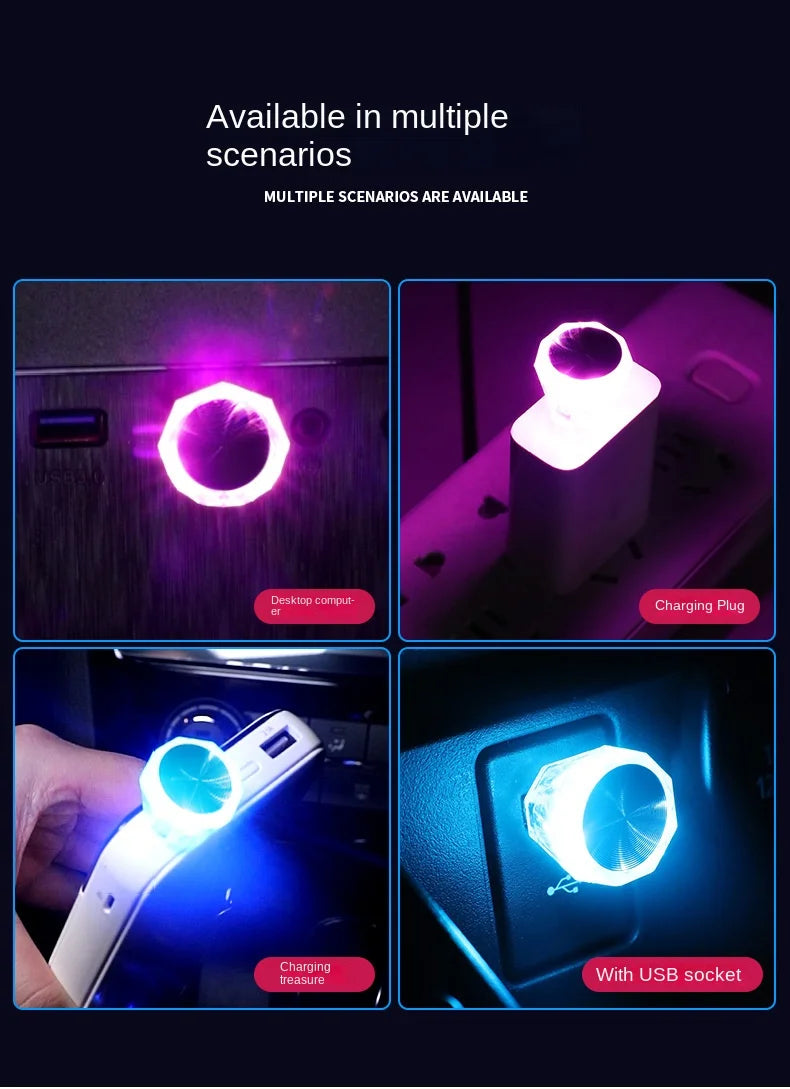 USB LED Car Interior Atmosphere Light - 17