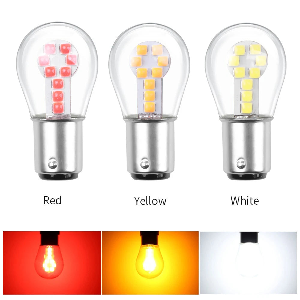 Bright LED Replacement Car Signal and Brake Light Bulb - 16