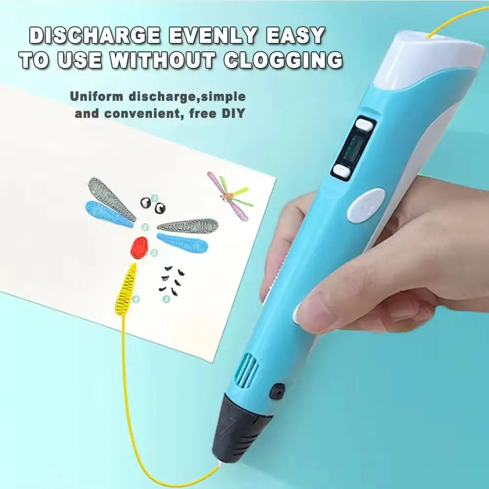 3D Printing Pen for Kids DIY Creative Drawing and Modeling