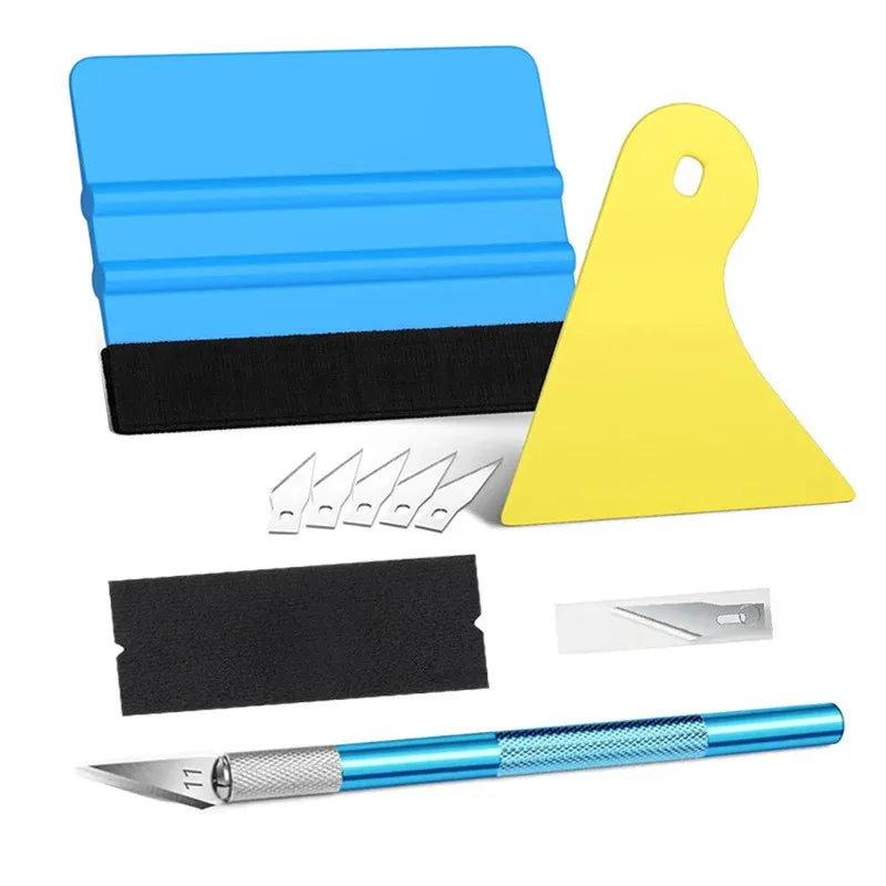 Professional Car Vinyl Wrap and Window Tint Installation Tool Kit - 1