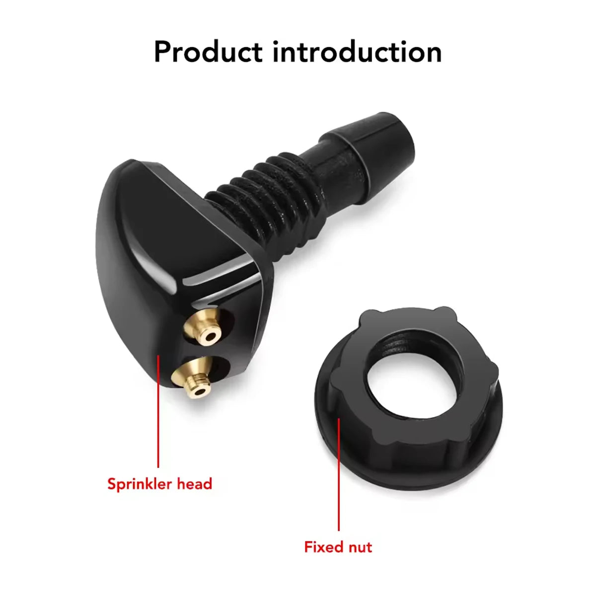 Adjustable Dual Hole Car Windshield Washer Nozzle Sprayer - 5
