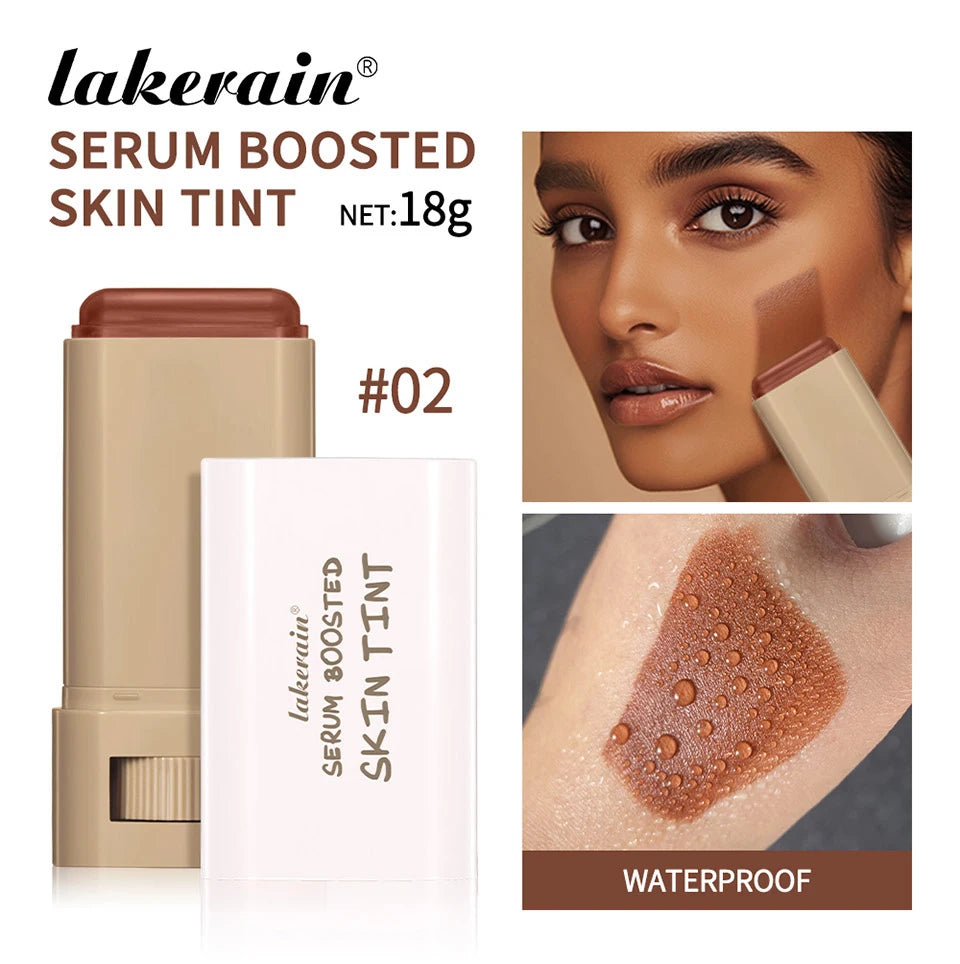 Matte Foundation Stick and Pressed Powder Beauty Set