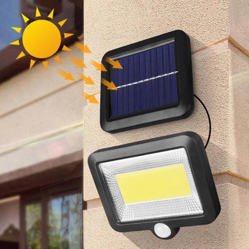 Waterproof Solar Motion Sensor Wall Light with Remote Control - 4