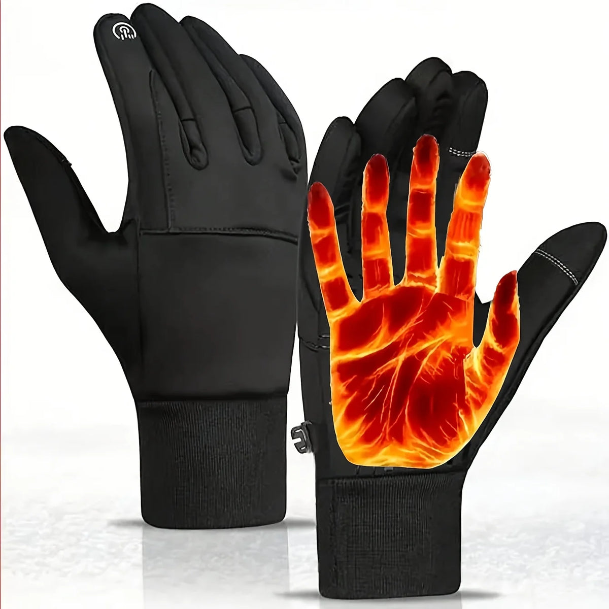 Thermal Winter Gloves for Sports and Outdoor Activities