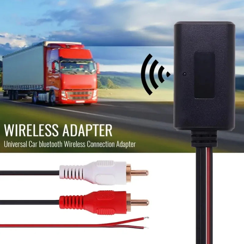 Wireless Bluetooth Audio Receiver for 2RCA Car Stereo Systems
