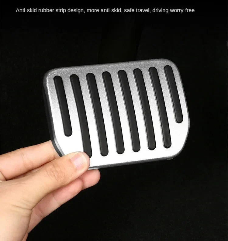 Aluminum Non-Slip Pedal Cover Set for Tesla Model 3 and Model Y - 13
