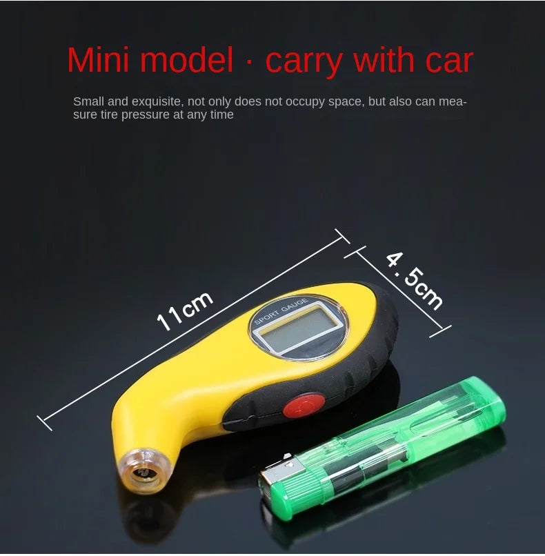 Digital LCD Tire Pressure Gauge for Car Safety