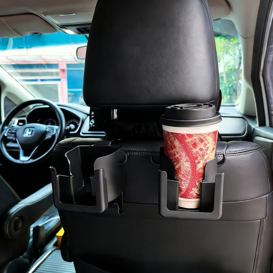 Car Seat Backrest Organizer with Cup and Phone Holder