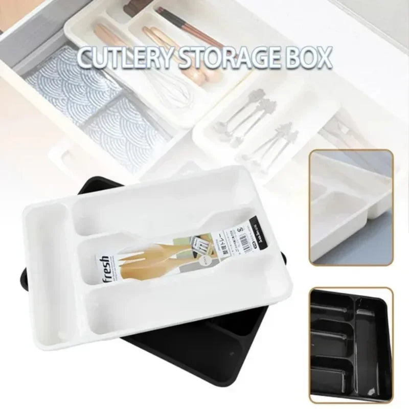 Compact Drawer Cutlery Organizer for Kitchen Utensils