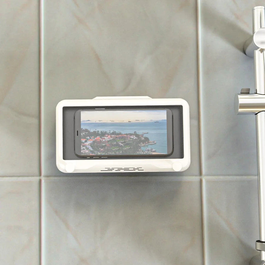 Waterproof Touchscreen Phone Holder for Bathroom - 5