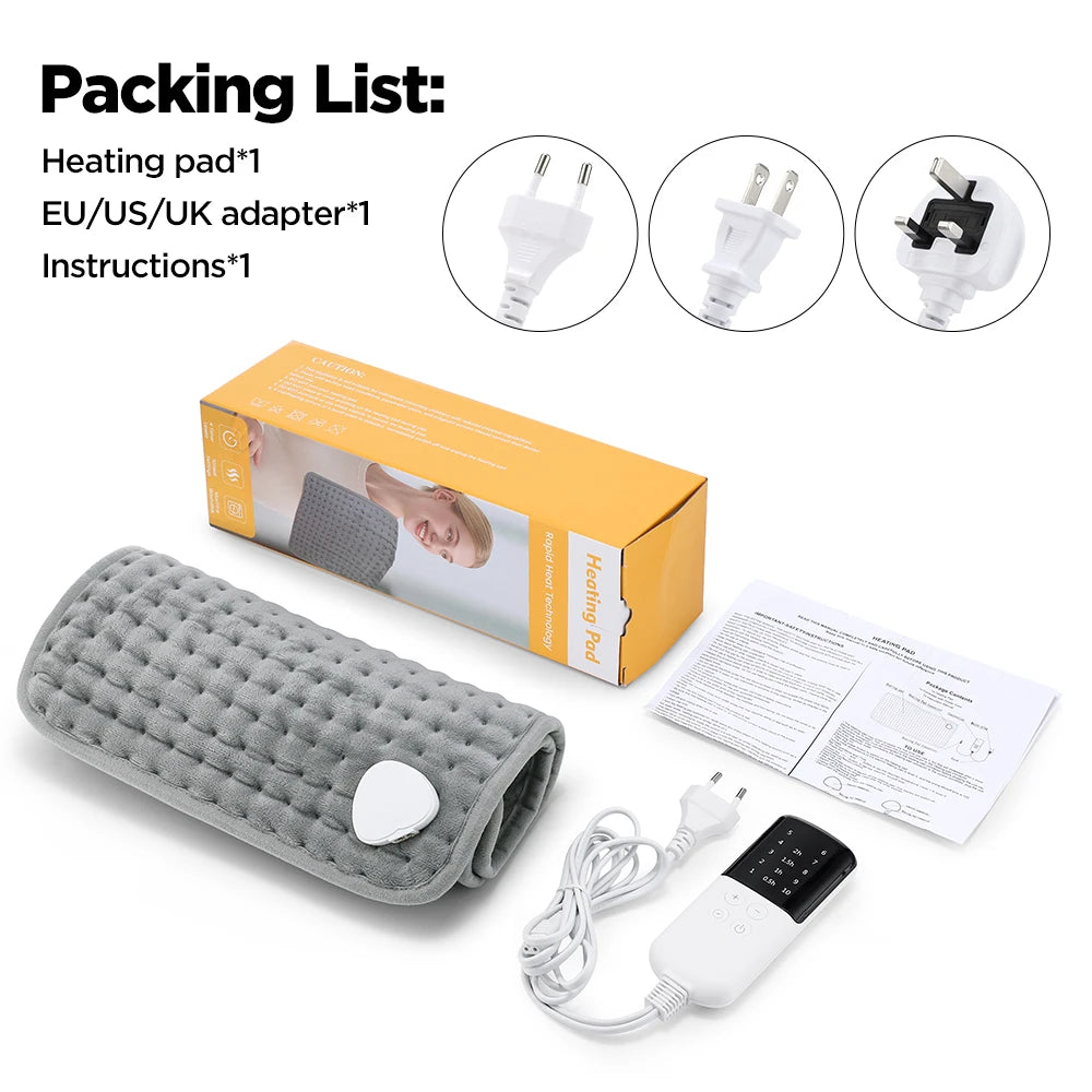 Electric Heating Pad for Pain Relief and Muscle Relaxation - 21