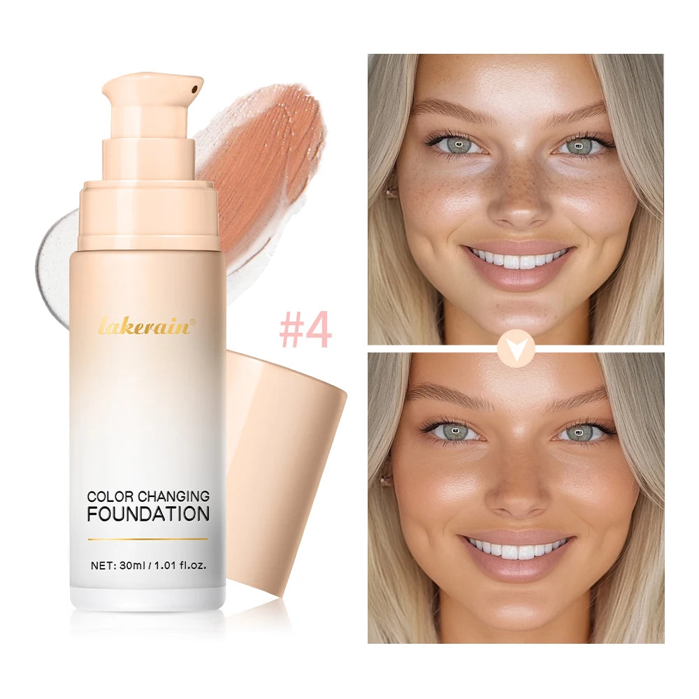 Color-Changing Liquid Foundation for Flawless Radiant Skin - 1