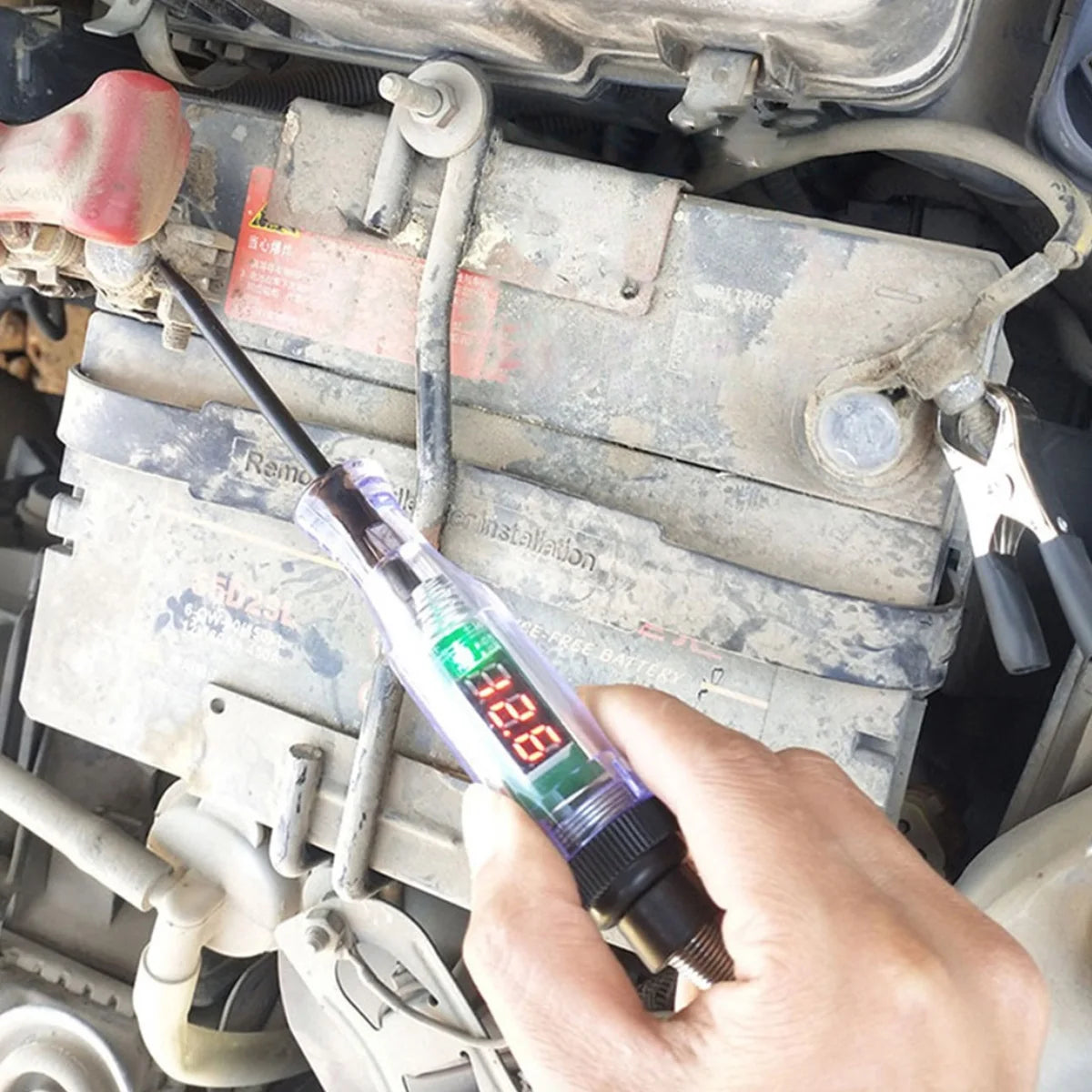 Digital Automotive Circuit Voltage Tester for Cars and Trucks - 3