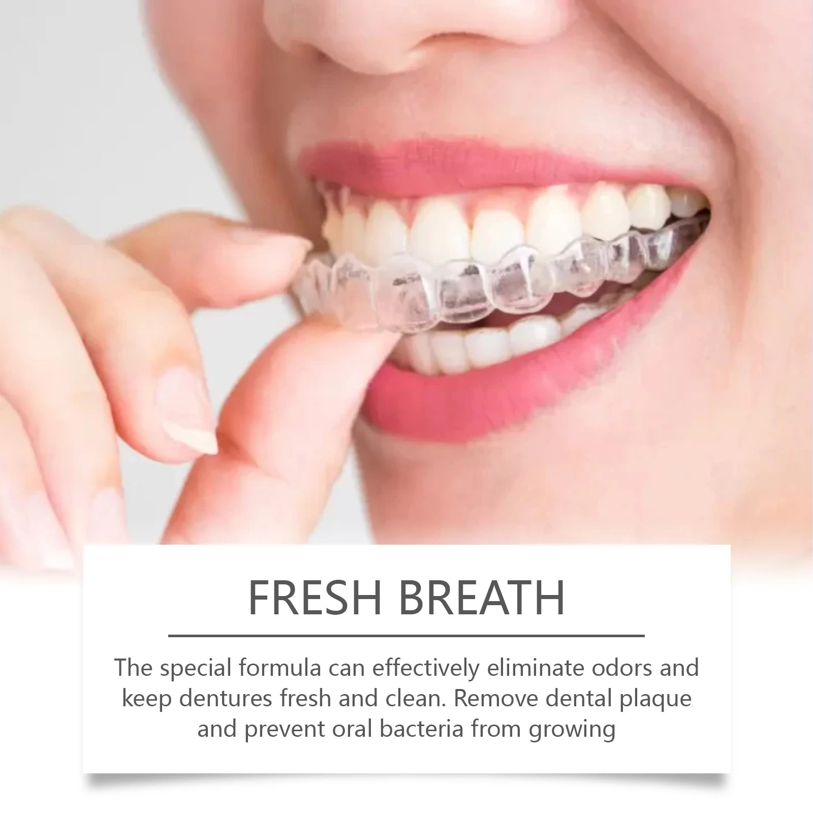 Effervescent Denture Cleaning Tablets for Fresh Breath - 4