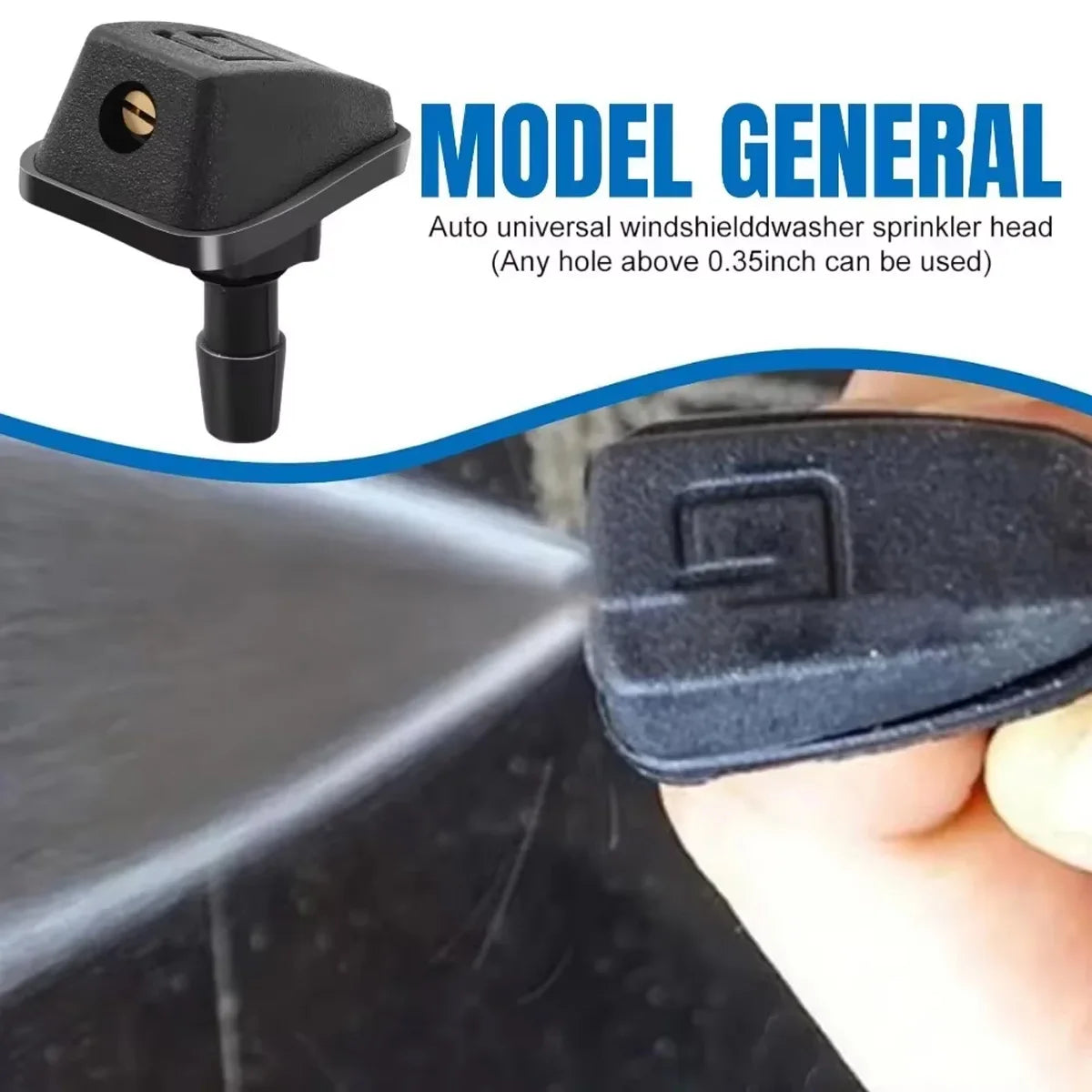 Adjustable Car Windshield Washer Wiper Spray Nozzle Replacement - 5