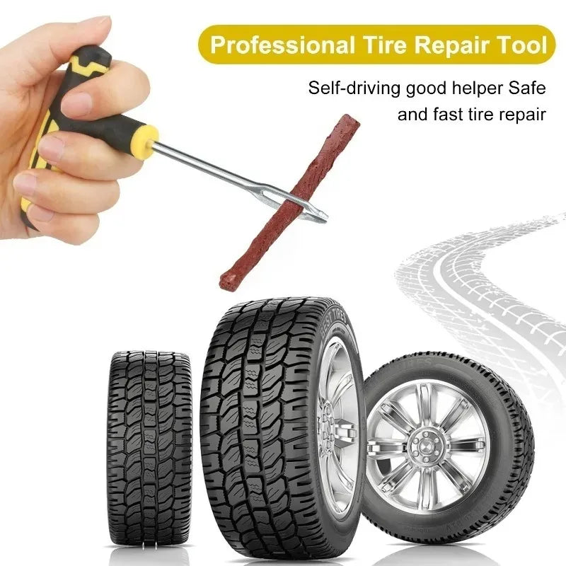 Portable Emergency Tire Puncture Repair Kit