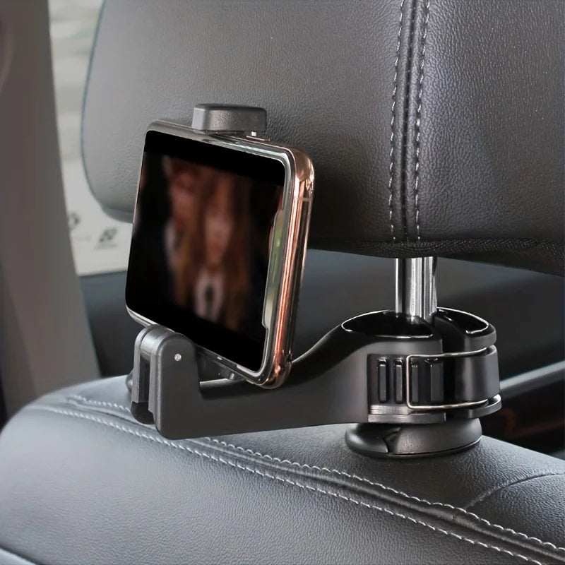 2-in-1 Car Headrest Hook and Phone Holder