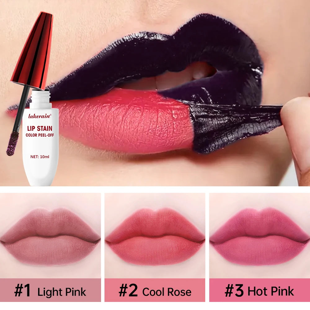 Waterproof Peel-Off Lip Stain Matte Tint - 2