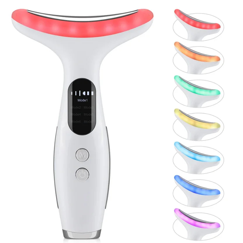 7-Color LED Neck and Face Lifting Beauty Device