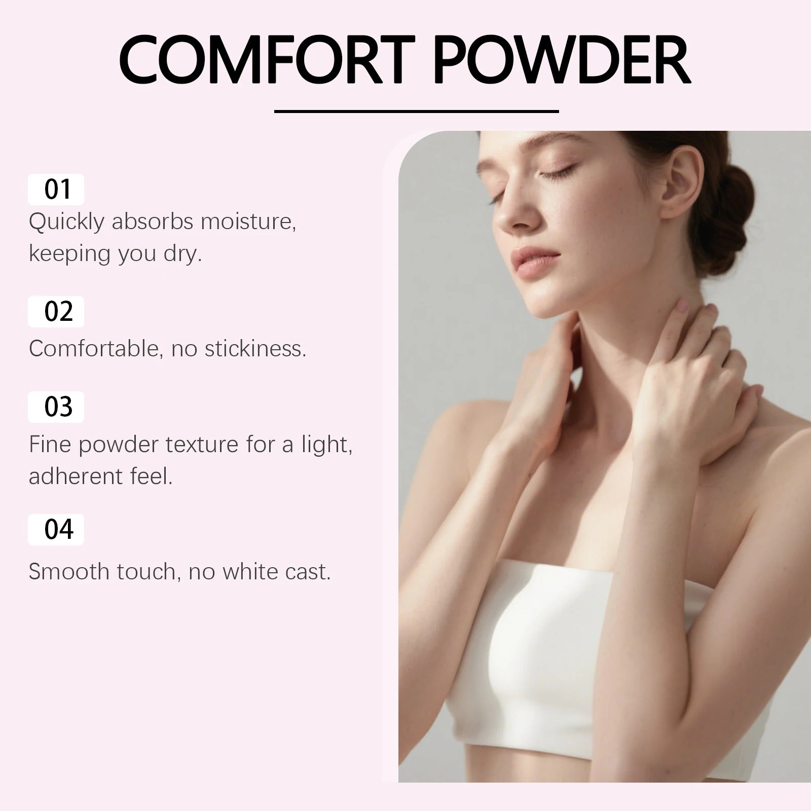 Cooling Sweat-Absorbing Body Powder for Anti-Chafing Comfort - 12