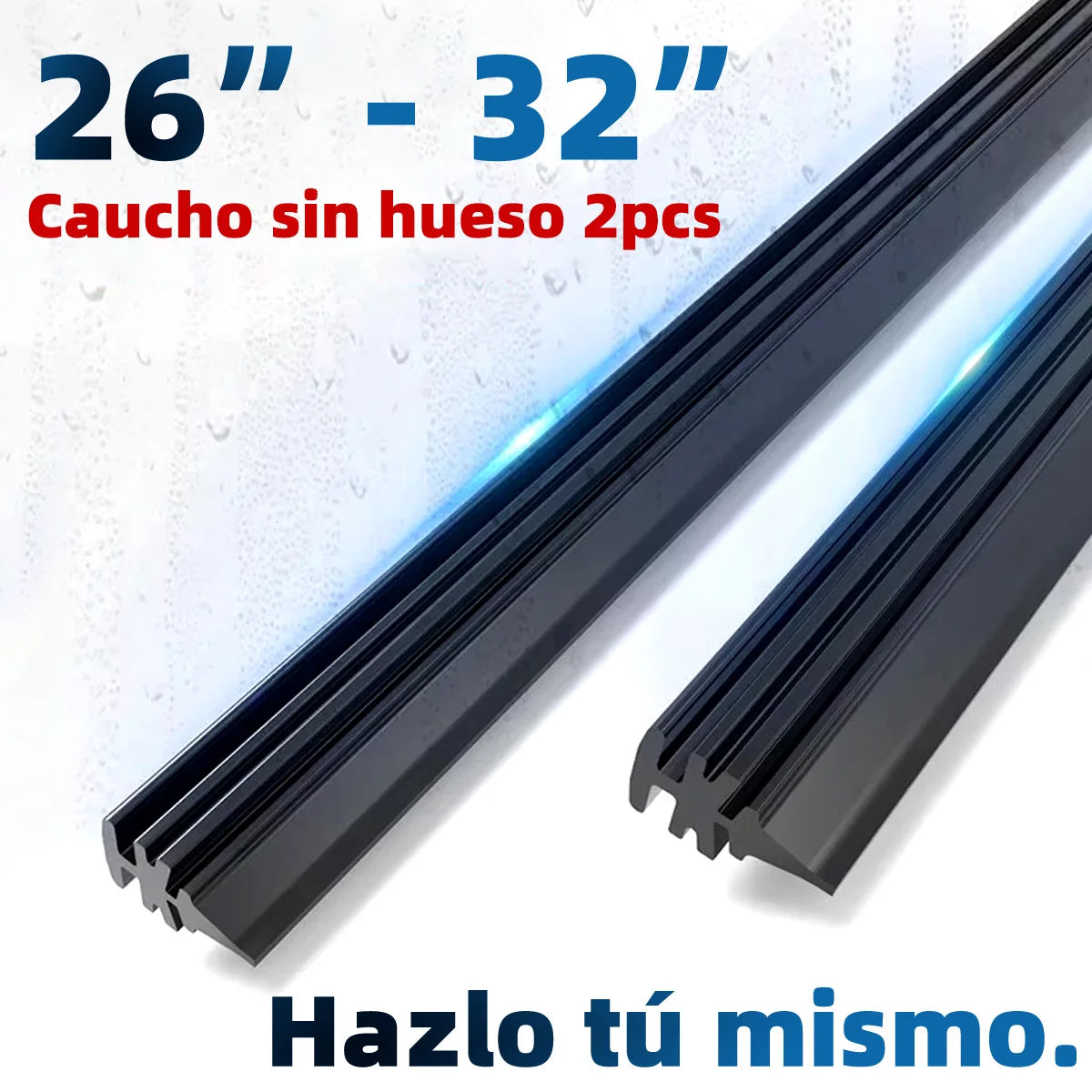 Replacement Rubber Strips for Frameless Car Windshield Wipers