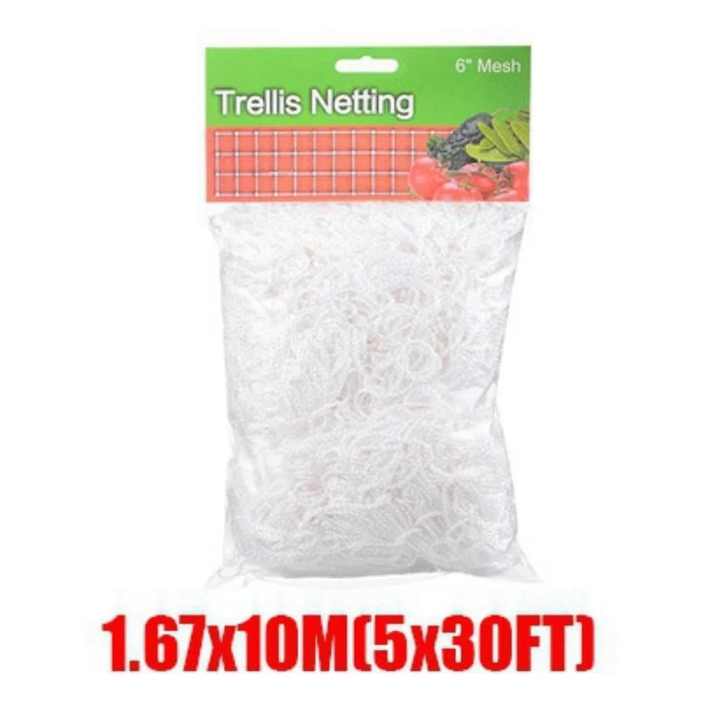 Heavy-Duty Polyester Garden Trellis Netting for Climbing Plants