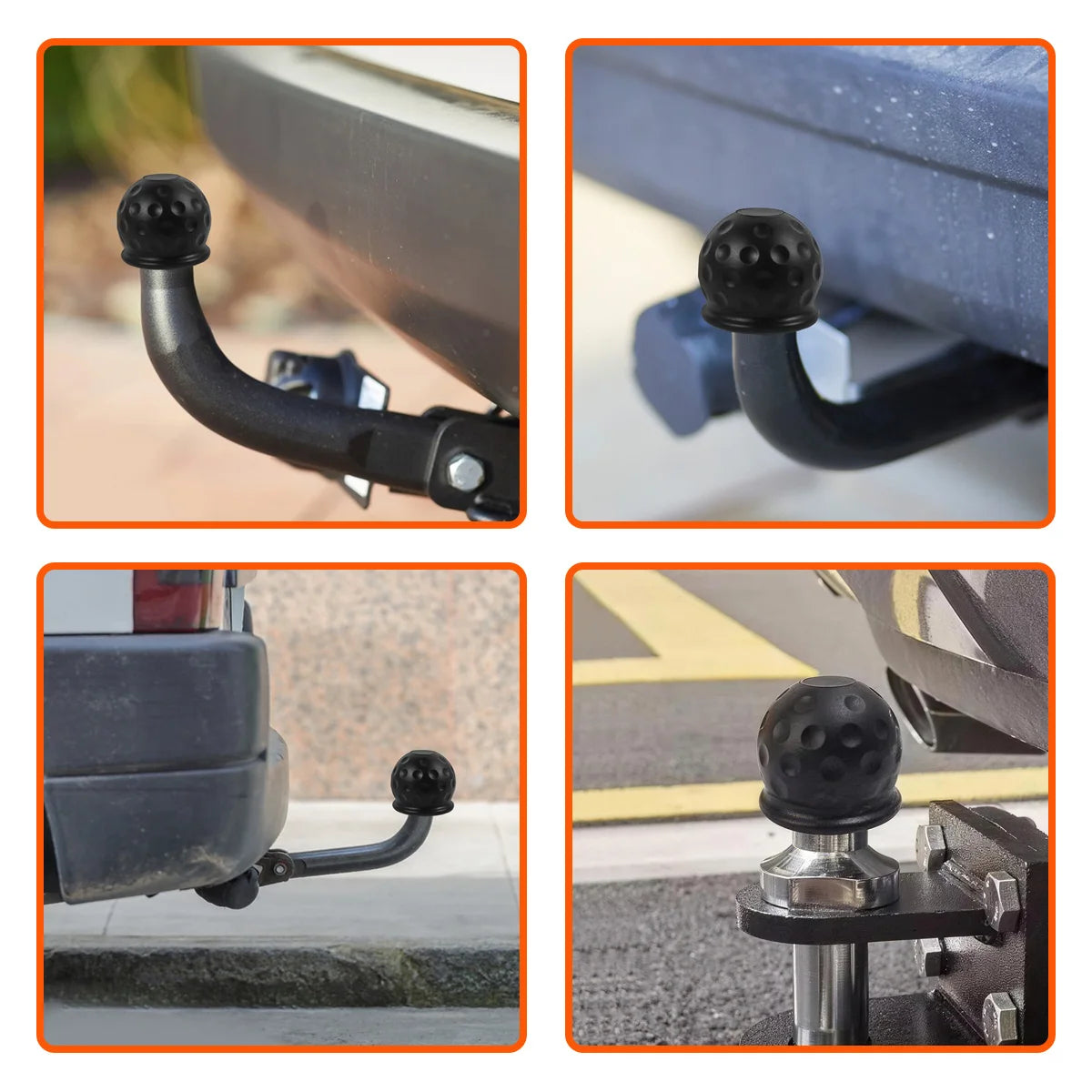 Universal Protective Trailer Hitch Ball Cover - 4