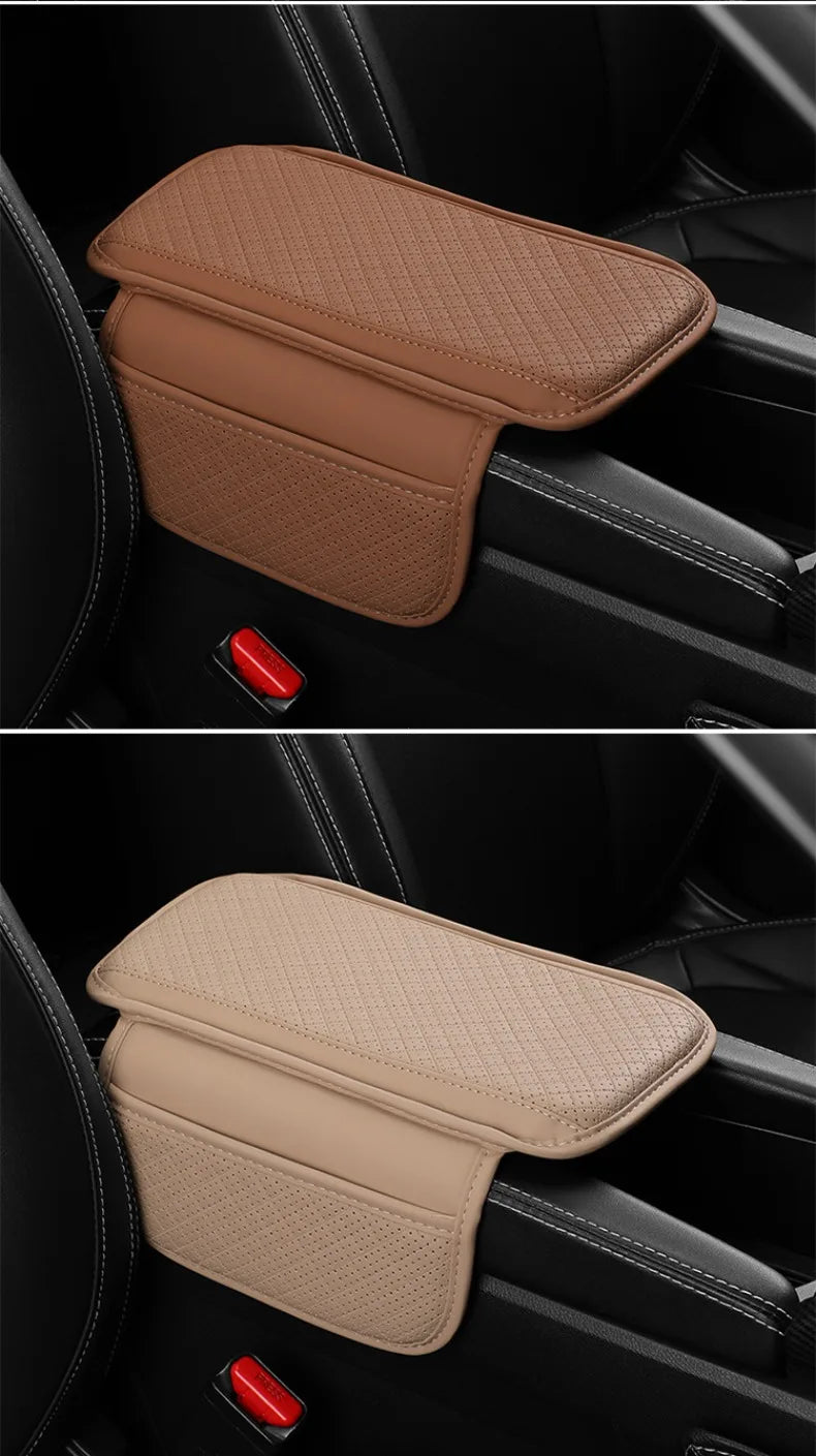 Car Center Console Armrest Cushion with Storage Pocket - 13