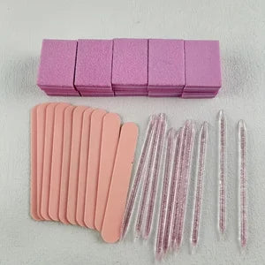 Portable Disposable Nail Care and Filing Kit