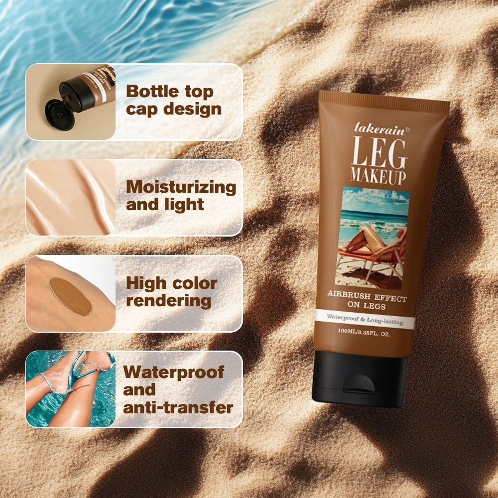 Waterproof Leg Makeup Foundation for Flawless Even Skin Tone - 2