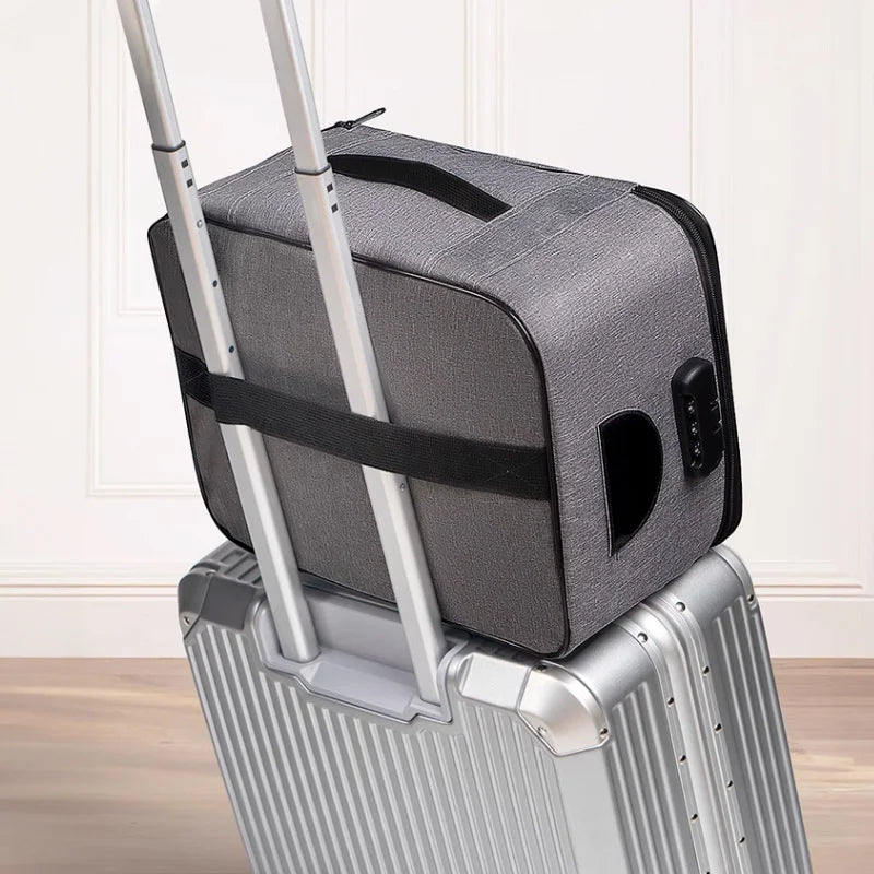 Lockable Document Organizer Bag for Travel and Office - 2