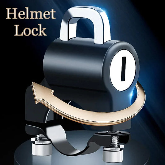 Anti-Theft Security Lock for Motorcycle and Bicycle Helmets