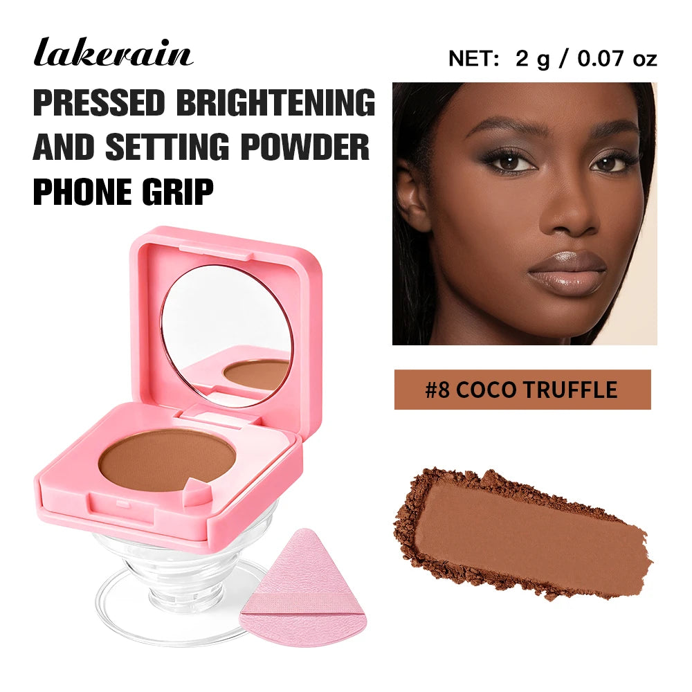 2-in-1 Matte Pressed Setting Powder and Phone Grip