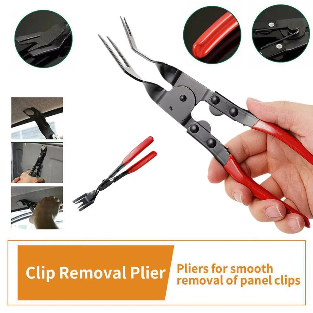 Auto Trim and Upholstery Clip Removal Pliers Set - 3