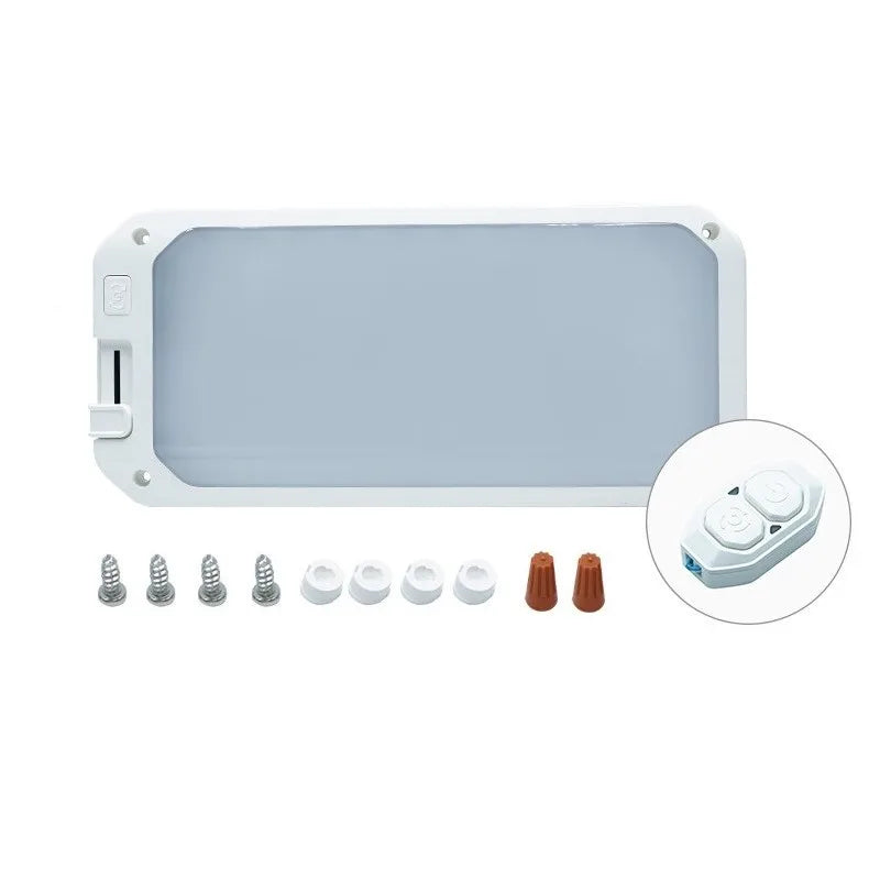 Dimmable LED Ceiling Light with Remote for RV and Boat