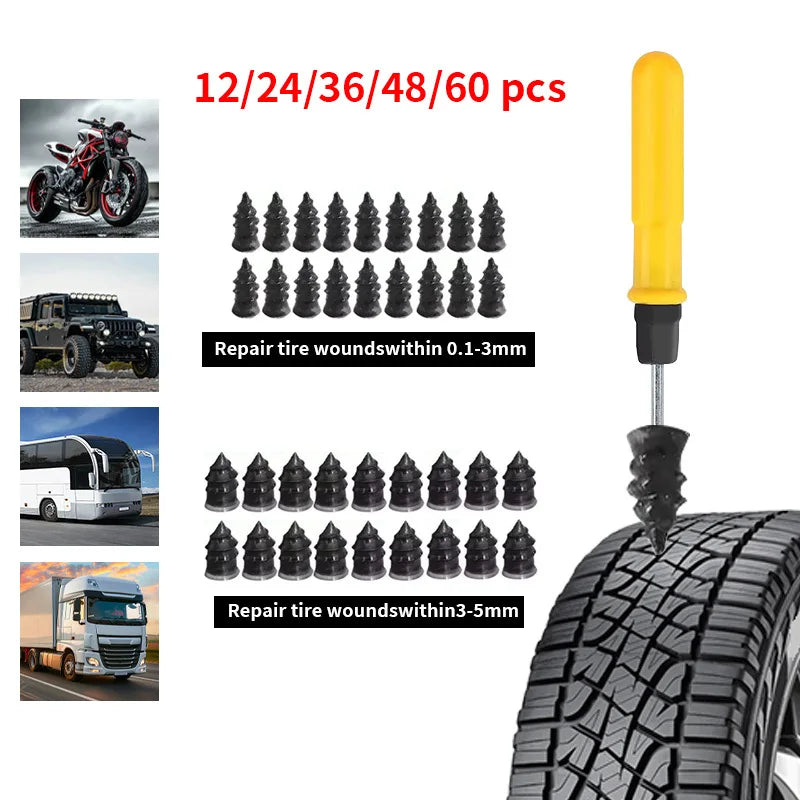 Rubber Tire Puncture Repair Nails for Quick Fix - 1
