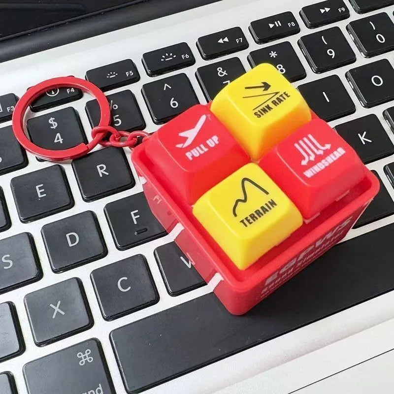 Aircraft Warning Sound Simulator Keychain for Aviation Enthusiasts - 3