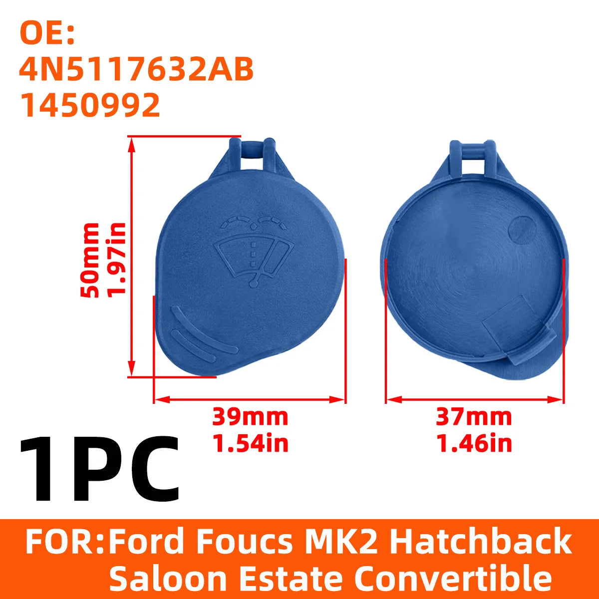 Windshield Washer Fluid Reservoir Tank Cap Cover