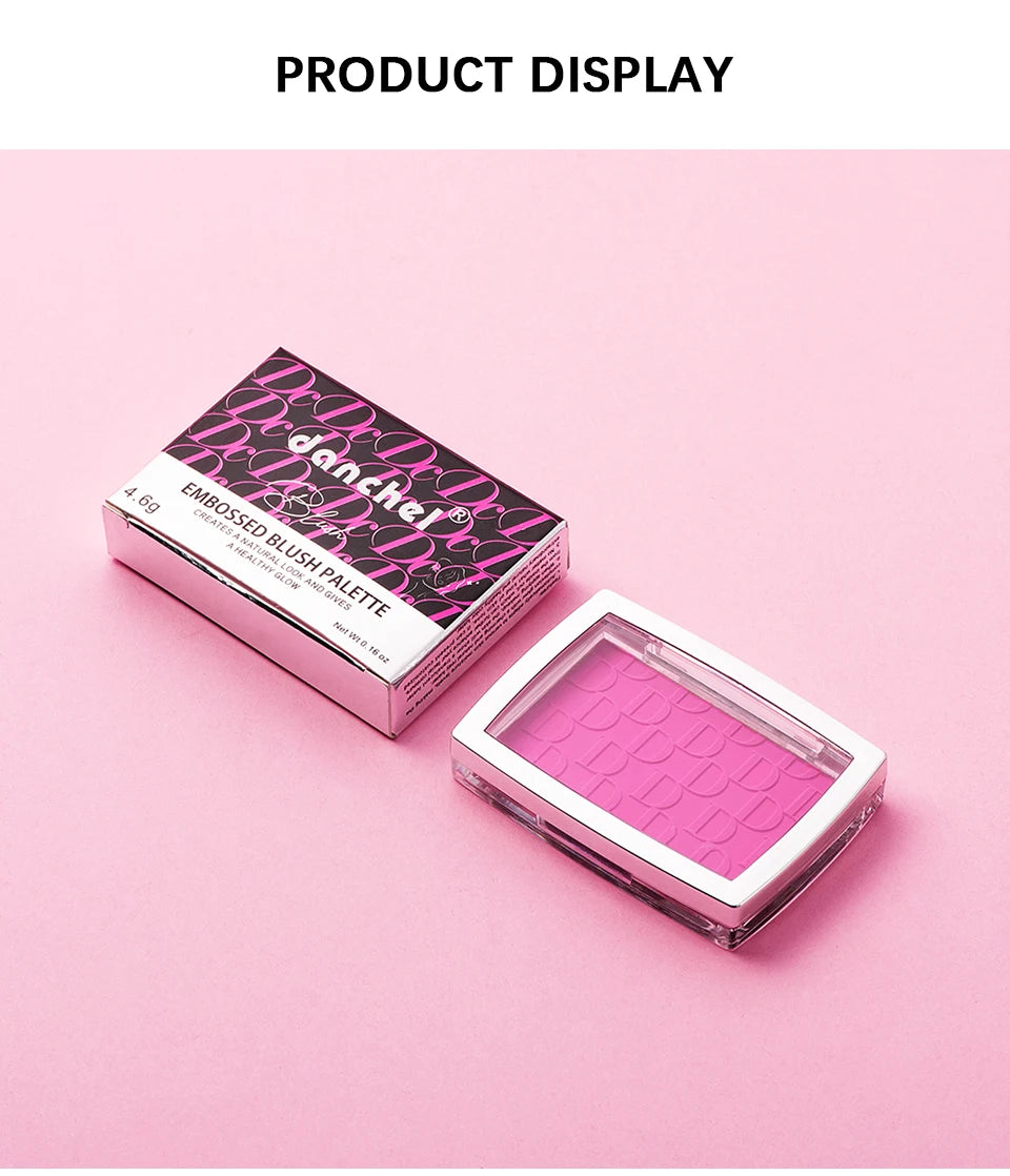 Matte Embossed Pigmented Face Blush Palette