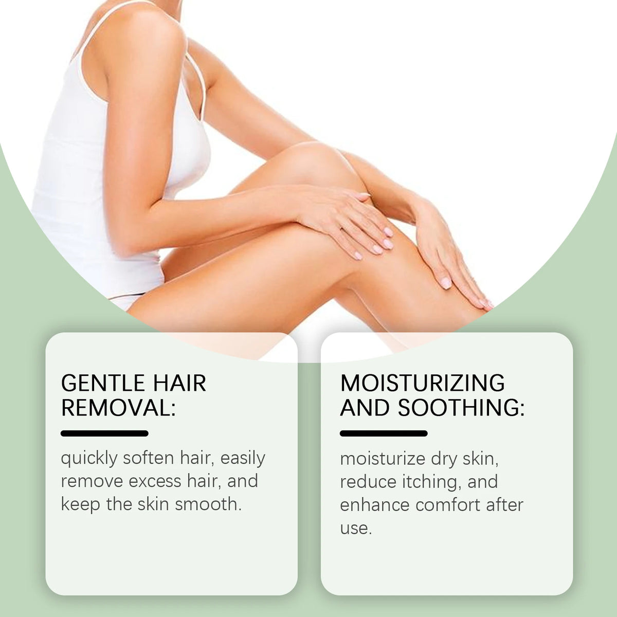 Painless Aloe Vera Whole Body Hair Removal Cream