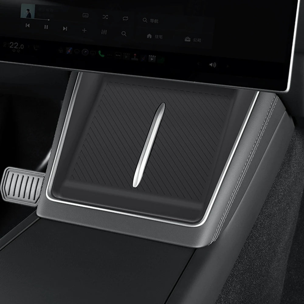 Wireless Charging Console Mat for 2026 Model Y Long Wheelbase