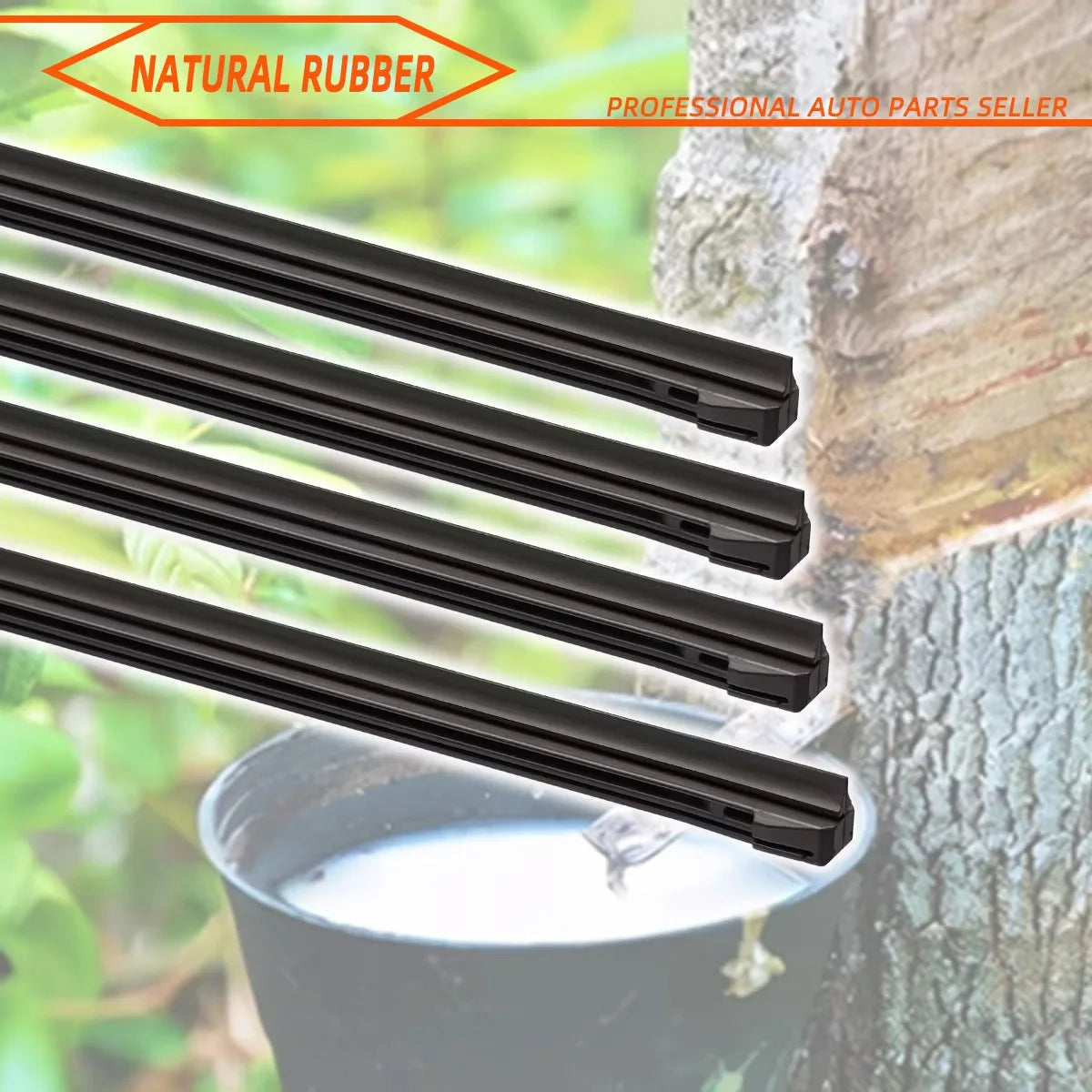 Universal Windshield Wiper Blade Rubber Refill Strips