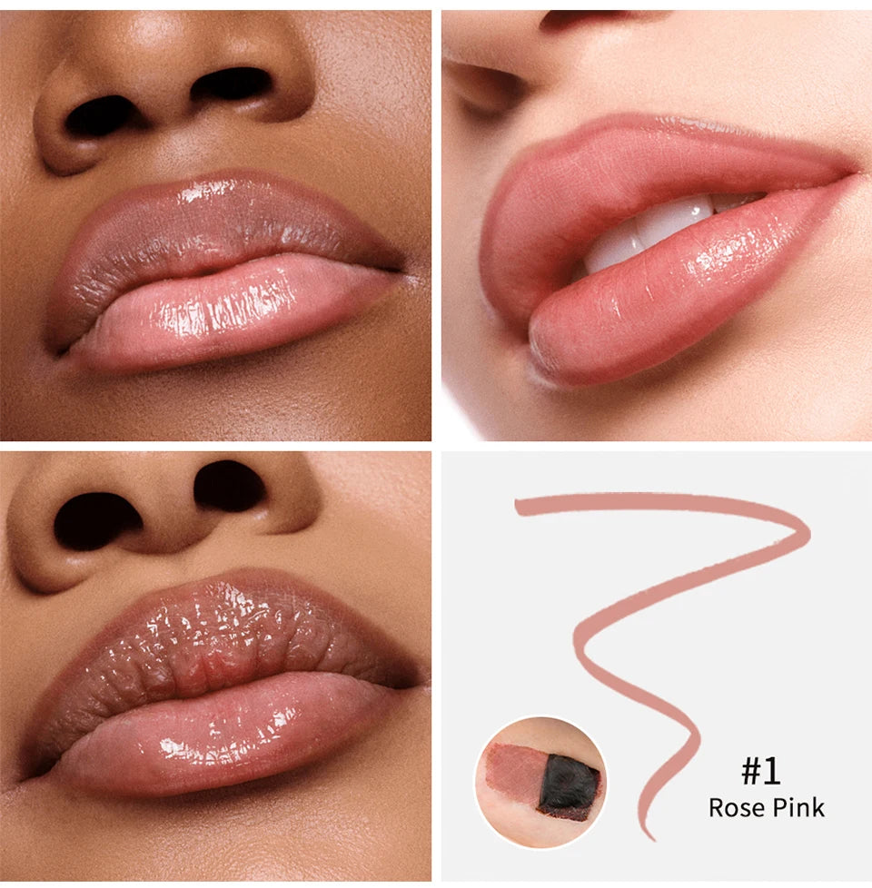 Waterproof Peel-Off Tattoo Lip Liner Stain - 12