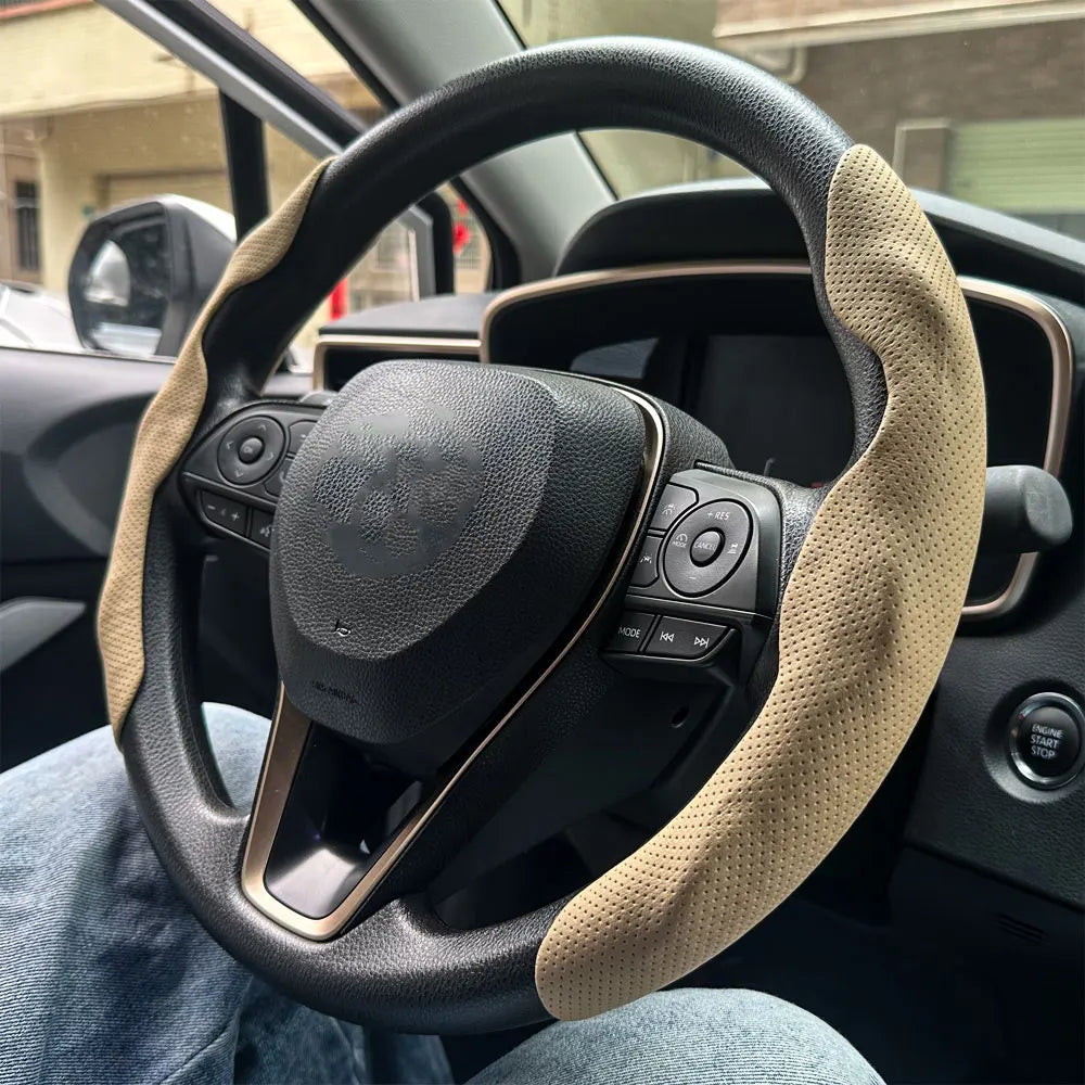 Non-Slip Universal Car Steering Wheel Cover Set - 4