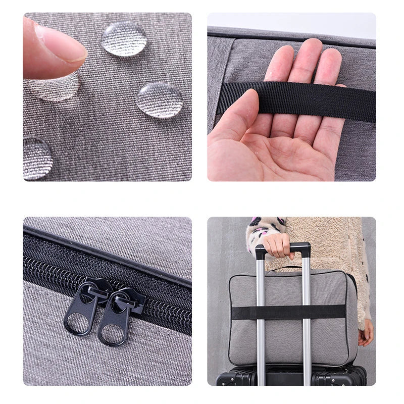 Lockable Document Organizer Bag for Travel and Office