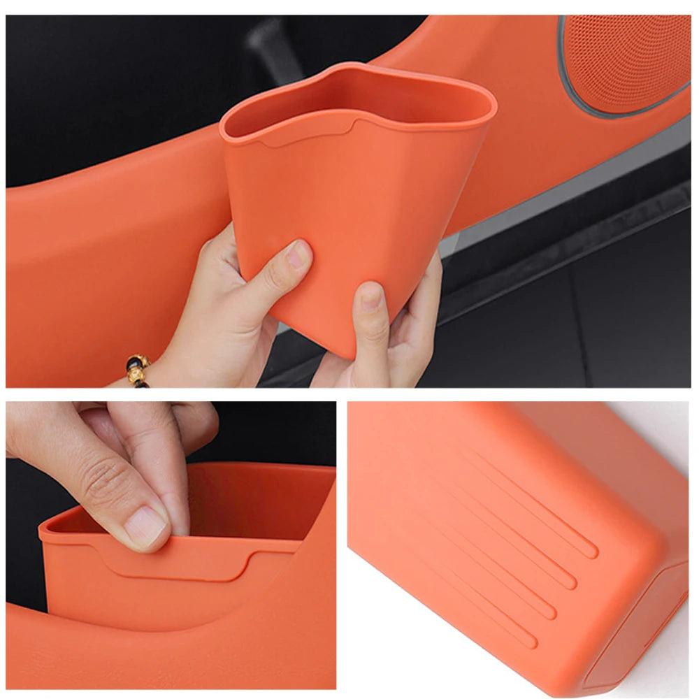 Universal Car Door Storage Bin and Trash Can