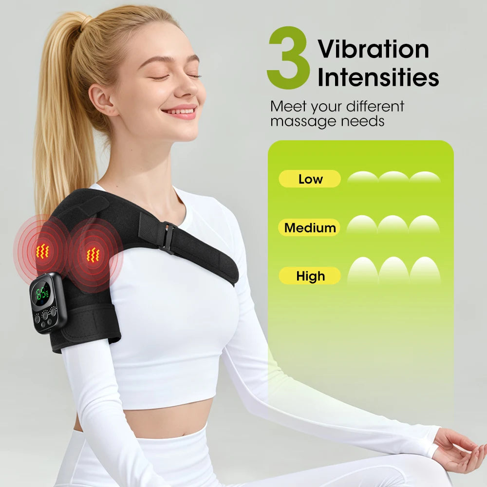 Wireless Smart Shoulder Heating Massager with Vibration